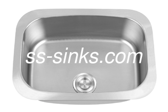 18G Gauge Undermount Acciaio inossidabile lavandino da cucina 9 pollici profondo Single Bowl e Drainboard incluso