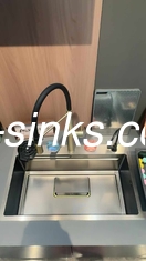 Scavo da cucina in acciaio inossidabile con accessori