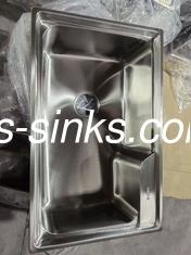 OEM Topmount Lavello da cucina con posizione di scarico posteriore e doppi lavabo in OEM Size
