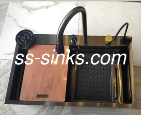 Bello lavandino in acciaio inox 304 in argento per cucine moderne e classiche