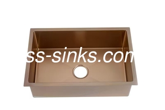 Armadietto in bronzo sottovalore Sink da cucina in acciaio inossidabile con OEM dimensioni interne