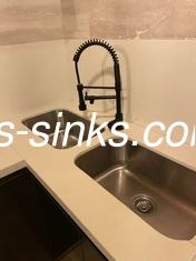 Casinò Undermount Acciaio inossidabile Cucina Lavabo 220mm profondità per fornitori Lavabo e Prodotto profondità 220mm