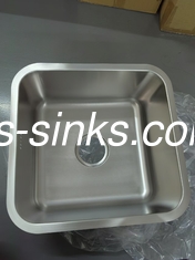Apron cucina in acciaio inossidabile vasca singola lavandino forma quadrata e scaricatore resistente alla corrosione