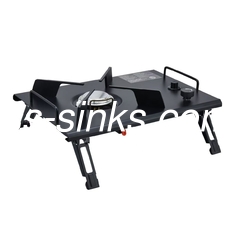 Barbecue a carbone portatile 2 scaffali laterali e attrezzature di barbecue all'aperto personalizzate OEM ODM