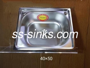 Topmount Lavello di cucina vasca singola con lavandino 30 x 17 pollici Uno o due fori per il lavandino di cucina con lavandino