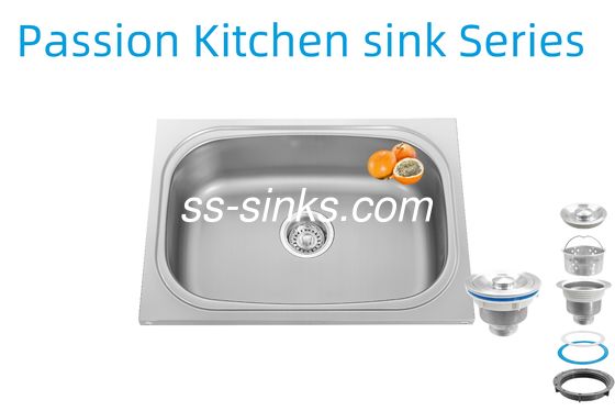 Bagno da cucina in acciaio inossidabile per angolo moderno La combinazione perfetta di stile e funzionalità con hardware di montaggio incluso