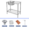 Acciaio inossidabile SS Single Bowl Cucina Lavabo Per OEM Specifications