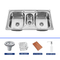 Topmount in acciaio inossidabile doppio vaschetto vasca aggiungere comodità alla vostra cucina