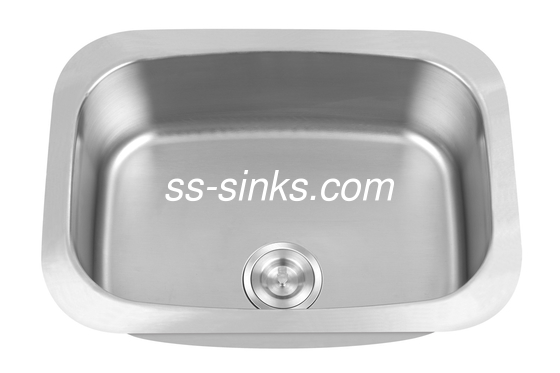 18G Gauge Undermount Acciaio inossidabile lavandino da cucina 9 pollici profondo Single Bowl e Drainboard incluso