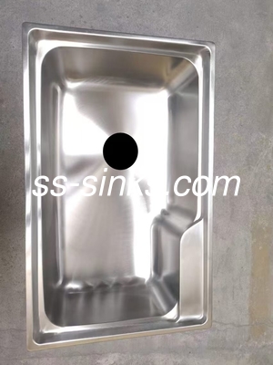 OEM Topmount Lavello da cucina con posizione di scarico posteriore e doppi lavabo in OEM Size