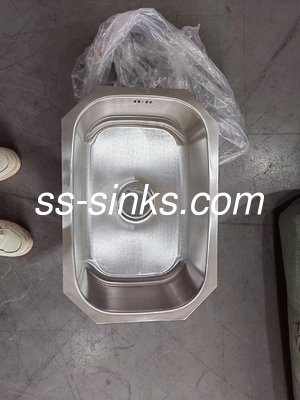 18G Gauge Undermount Acciaio inossidabile lavandino da cucina 9 pollici profondo Single Bowl e Drainboard incluso