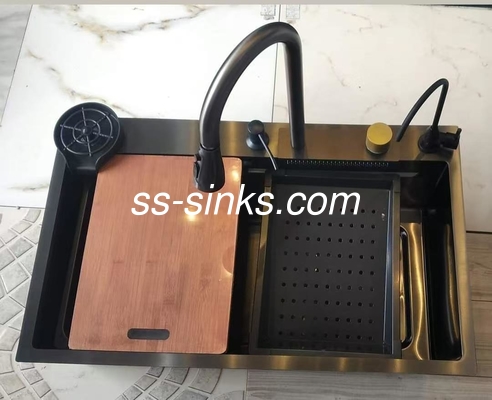 Bello lavandino in acciaio inox 304 in argento per cucine moderne e classiche