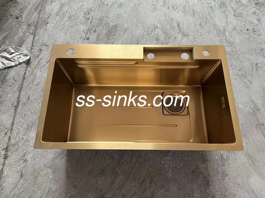 Forma di scodella rettangolare Top Mount Sink in acciaio inossidabile Finitura satinata Pesante