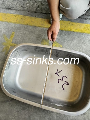 Casinò Undermount Acciaio inossidabile Cucina Lavabo 220mm profondità per fornitori Lavabo e Prodotto profondità 220mm