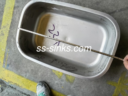 Casinò Undermount Acciaio inossidabile Cucina Lavabo 220mm profondità per fornitori Lavabo e Prodotto profondità 220mm