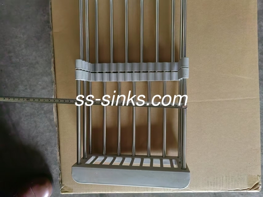 Nickel quadrato singola ciotola Undermount Acciaio inossidabile lavello da cucina
