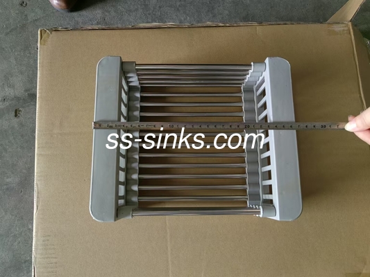 Nickel quadrato singola ciotola Undermount Acciaio inossidabile lavello da cucina
