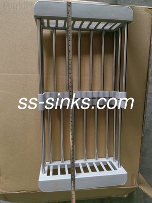 Nickel quadrato singola ciotola Undermount Acciaio inossidabile lavello da cucina