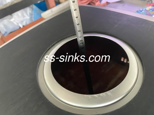Accessori per colander inclusi grembiule Sink da cucina in acciaio inossidabile con lavandino