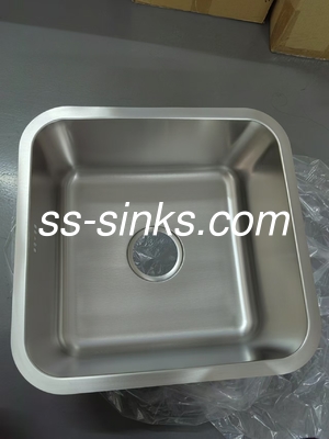 Apron cucina in acciaio inossidabile vasca singola lavandino forma quadrata e scaricatore resistente alla corrosione