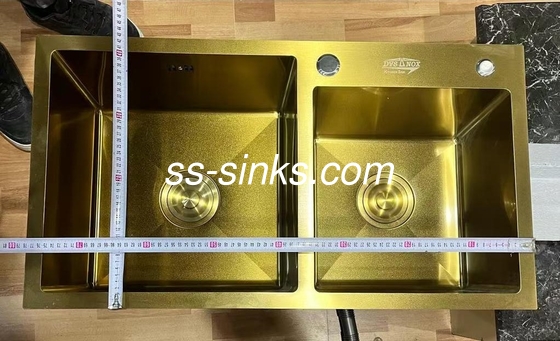 780*430mm ecc. Moderna costruzione Rectangular cucina lavandino inossidabile