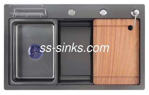 Angolo d'oro rosa La vasca da cucina in acciaio inossidabile combinazione definitiva di stile e funzione