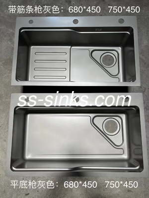 1 vaschino da cucina con 18/10 cromo/nickel in acciaio inossidabile