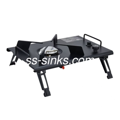 Barbecue a carbone portatile 2 scaffali laterali e attrezzature per barbecue all'aperto personalizzate per OEM ODM