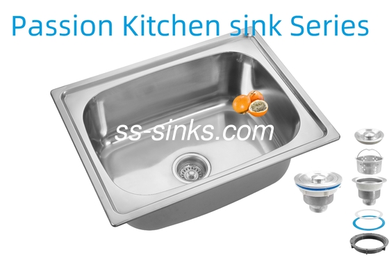 21cm profondità della ciotola grembiule acciaio inossidabile lavandino da cucina 3,5 pollici di drenaggio apertura per le prestazioni