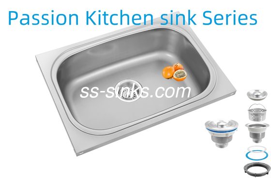 Bagno da cucina in acciaio inossidabile per angolo moderno La combinazione perfetta di stile e funzionalità con hardware di montaggio incluso