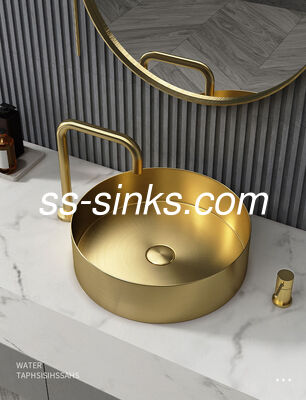 Eleganza Progettata per la Resistenza: Il Nostro Lavabo Rotondo in Acciaio Inossidabile 304 da 3mm