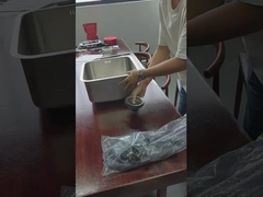 41*41cm Quadratura in acciaio inossidabile Single Bowl Sink Undermount