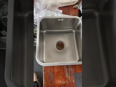 40 * 40cm quadrato Single Bowl Undermount Lavabo Facile da installare per armadio