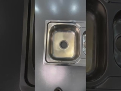 Sopra il bancone 1000 x500 mm Scafo da cucina a scatola singola con vaschetto di lavaggio popolare