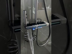 OEM Nero spazzolato nichel in acciaio inossidabile Shower Set montato a parete